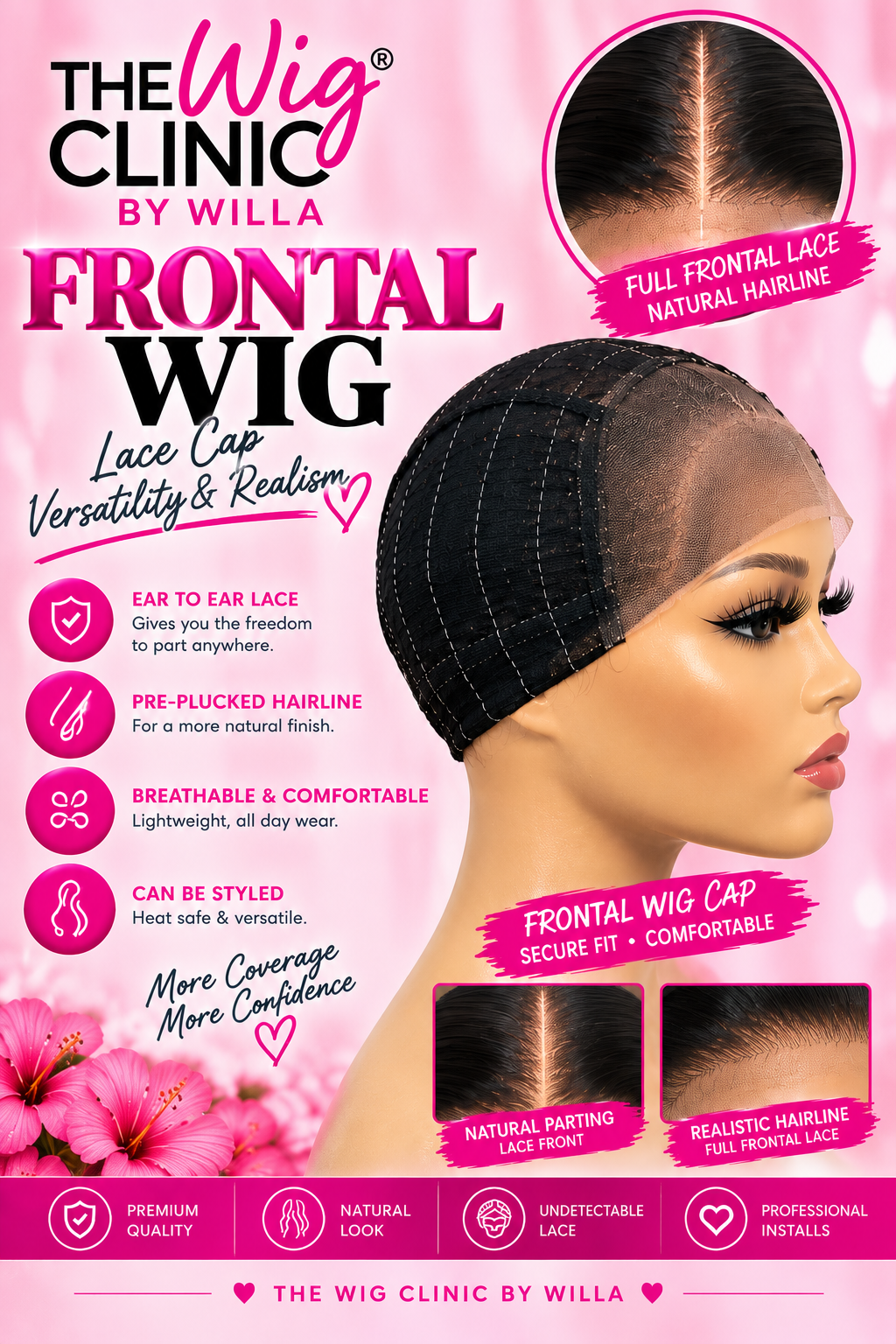 Frontal The Wig Clinic by Willa — Professional Wig-Making Caps