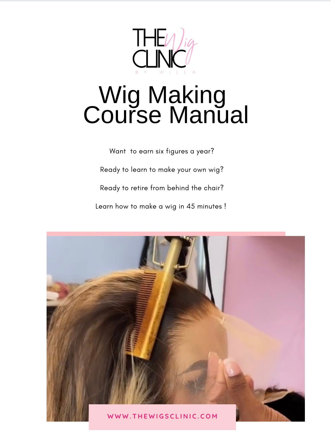 Wig Making EBook for Beginners