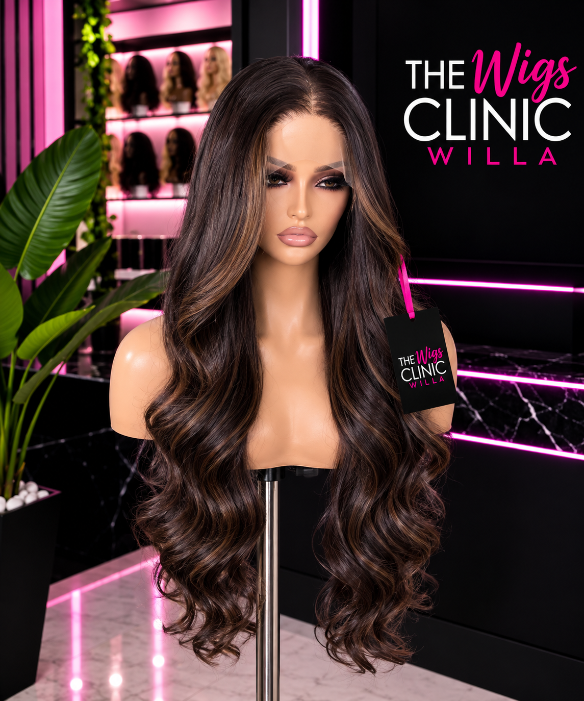 The Wigs Clinic — Premium HD Lace Synthetic Fiber Wig 05
